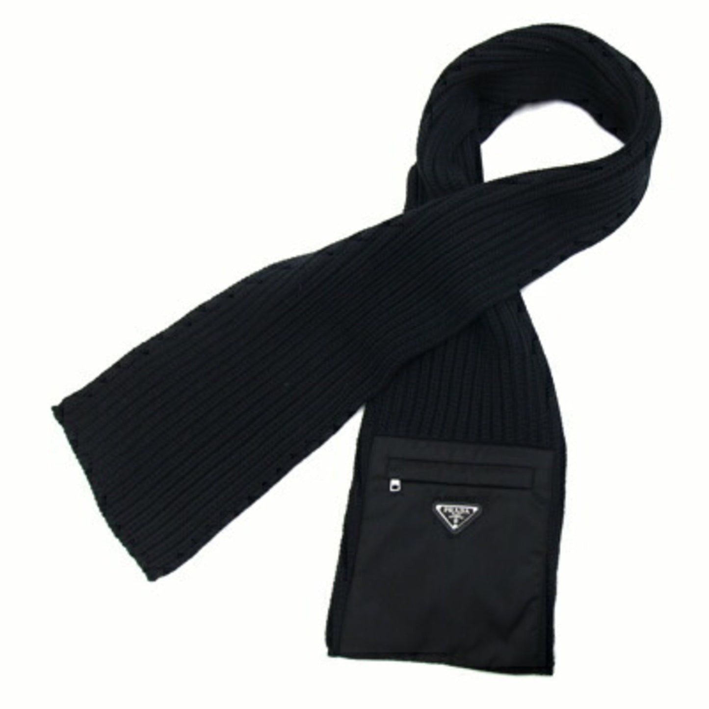 Prada Nylon Black Scarves
