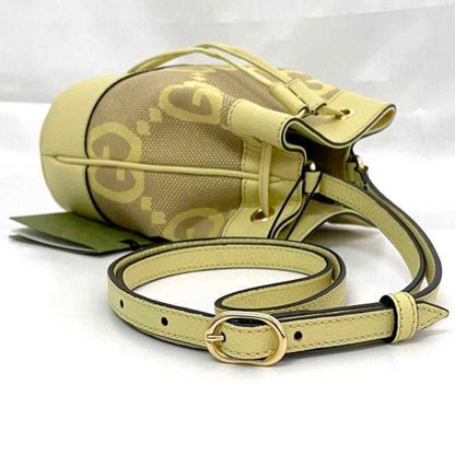 Gucci Canvas Yellow Shoulder Bags