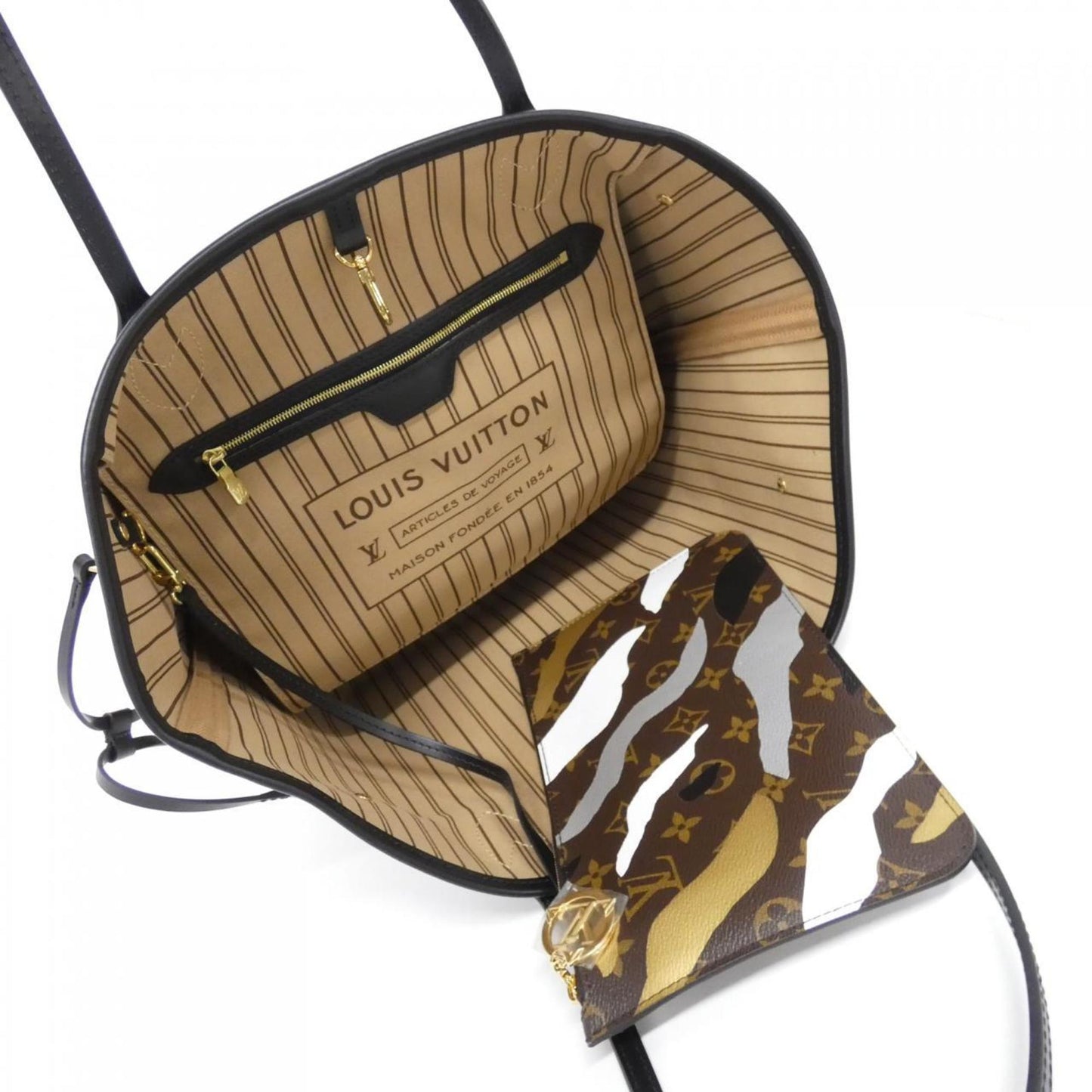 Louis Vuitton Coated Canvas Brown Handbags