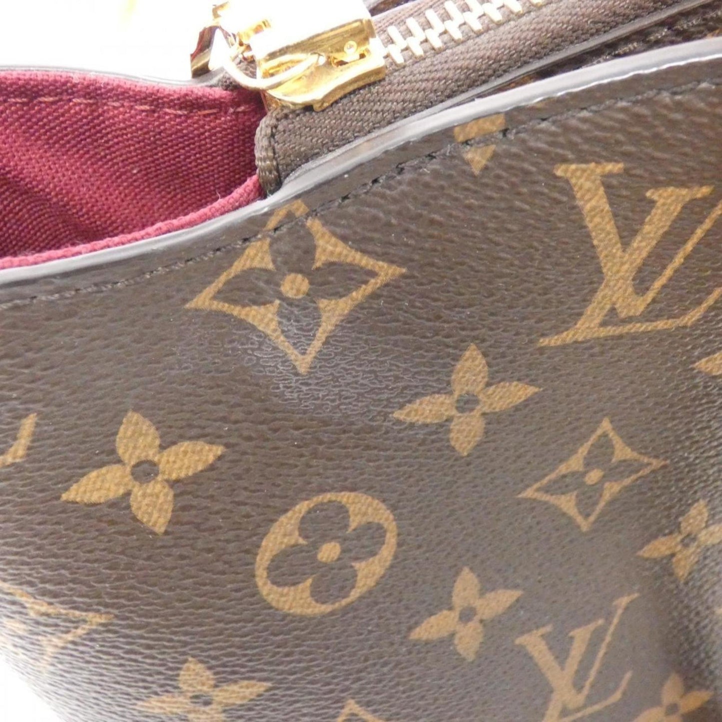 Louis Vuitton Coated Canvas Brown Handbags