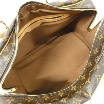Louis Vuitton Coated Canvas Brown Travel Bags