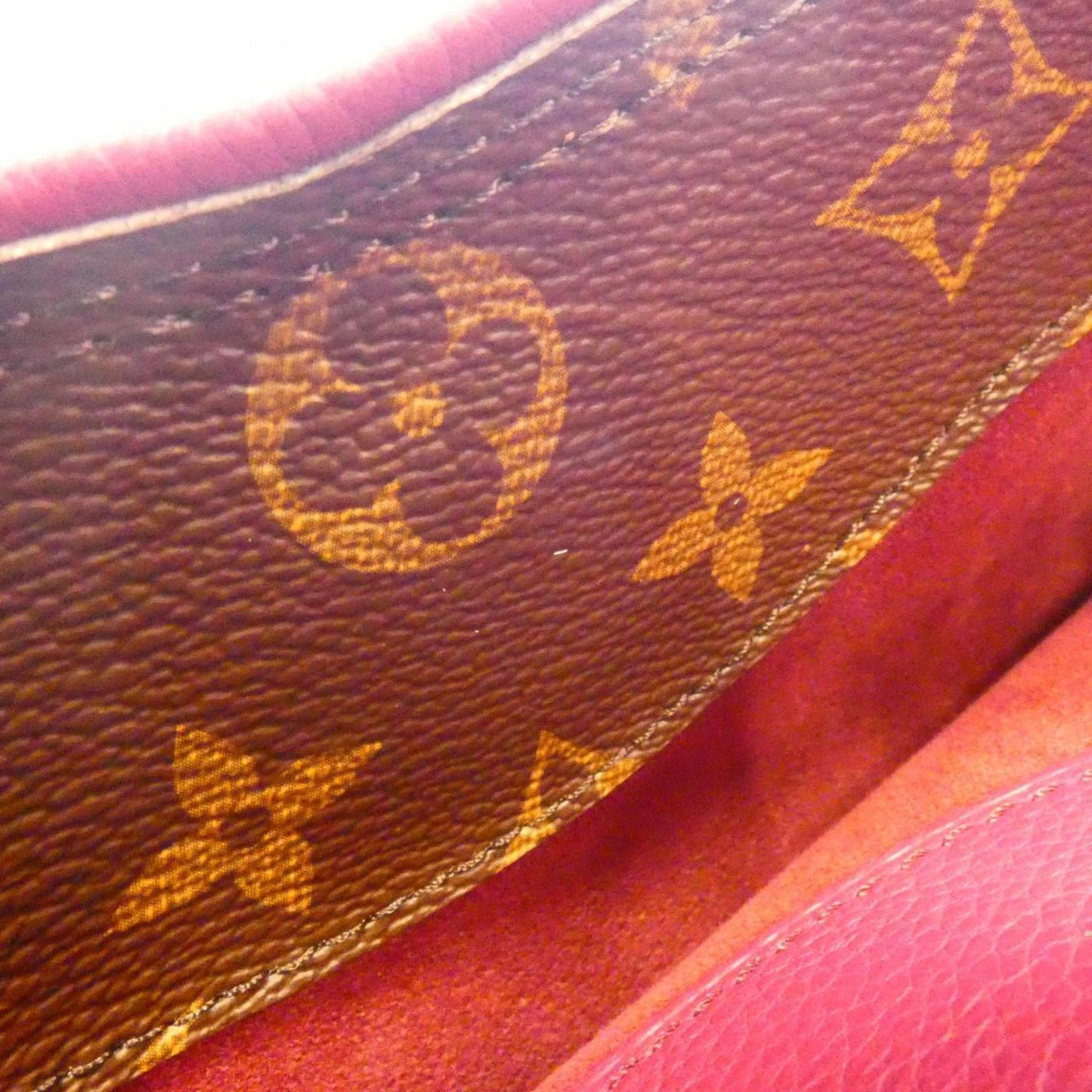 Louis Vuitton Coated Canvas Brown Handbags