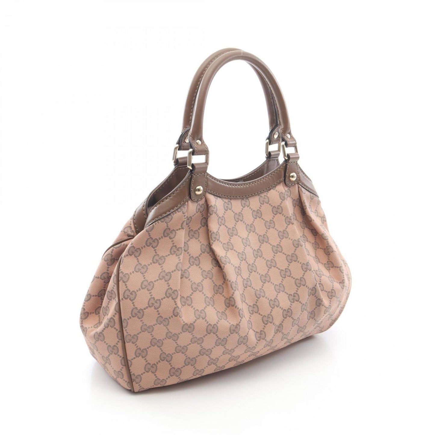 Gucci Canvas Brown Handbags