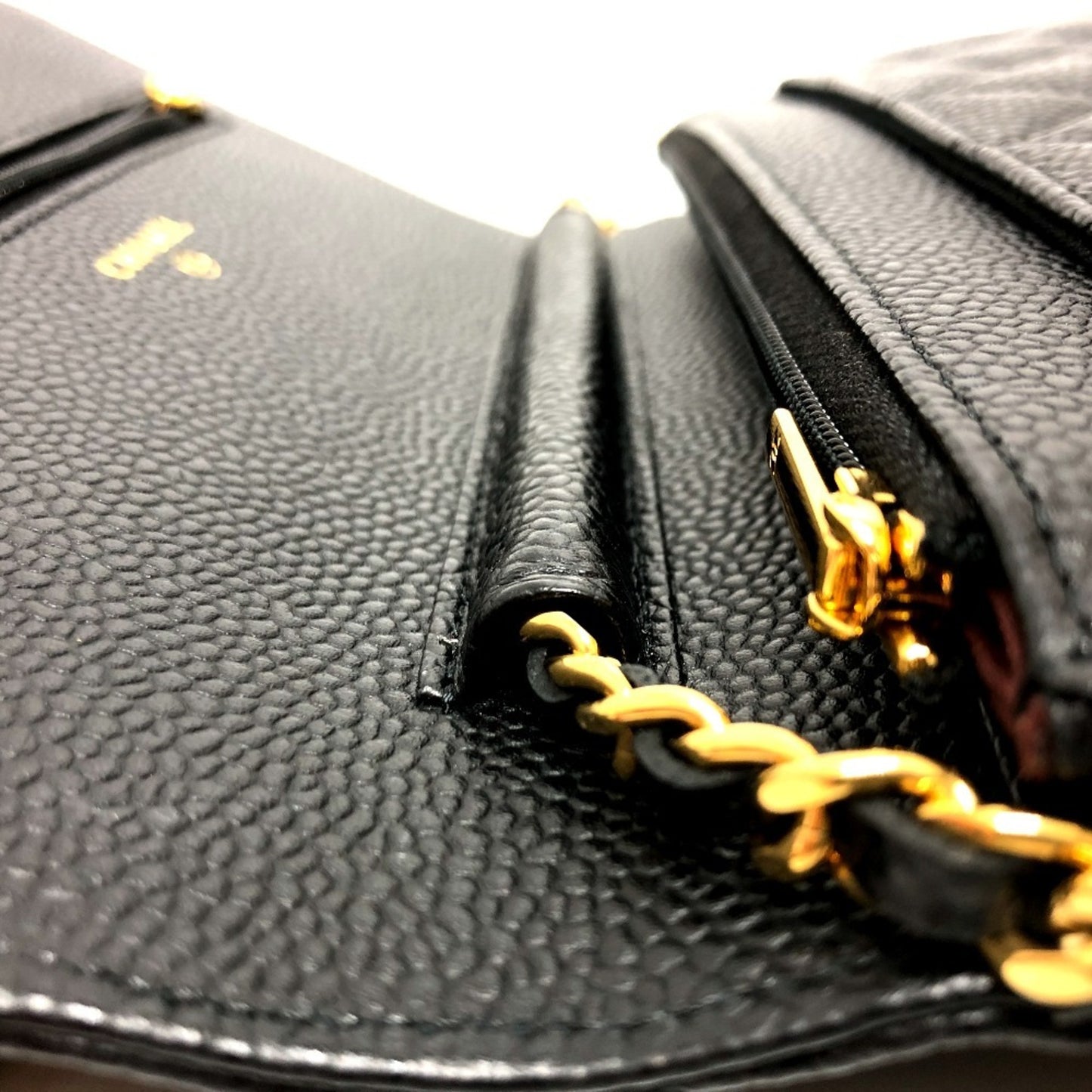 Chanel Calfskin Black Shoulder Bags