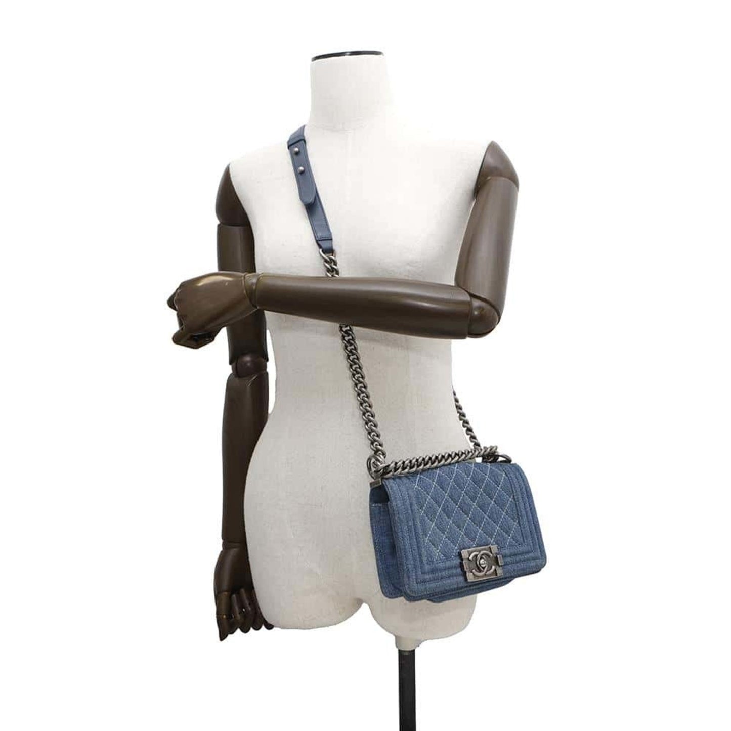 Chanel Denim Blue Shoulder Bags