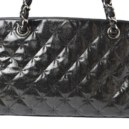 Chanel Patent Black Tote Bags