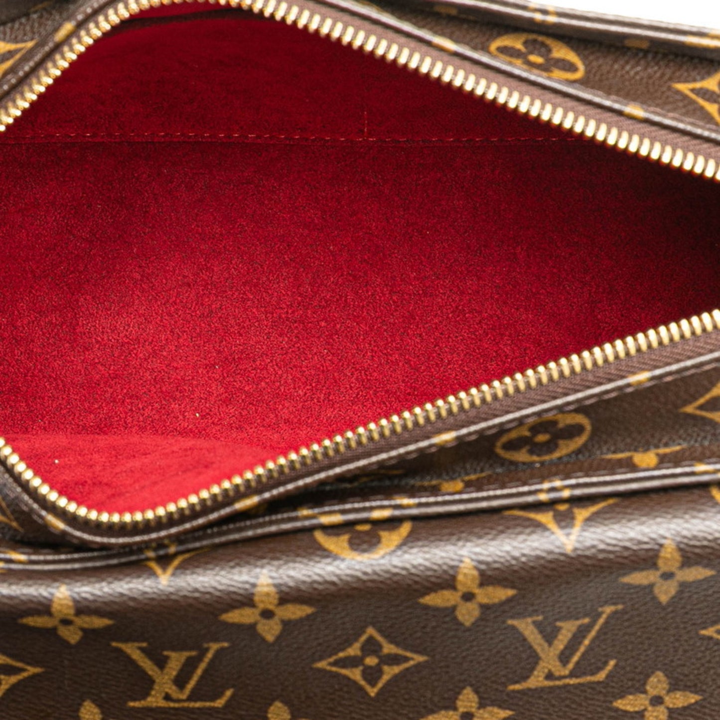 Louis Vuitton Pvc Brown Shoulder Bags