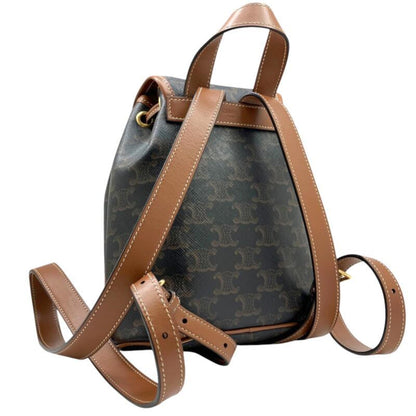Celine Canvas Brown Backpacks