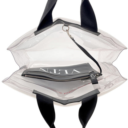 Valentino Pvc Black Tote Bags