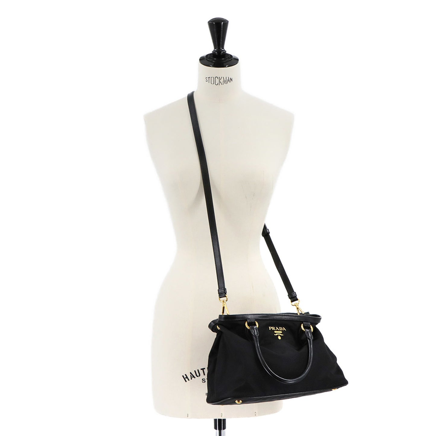 Prada Nylon Black Handbags