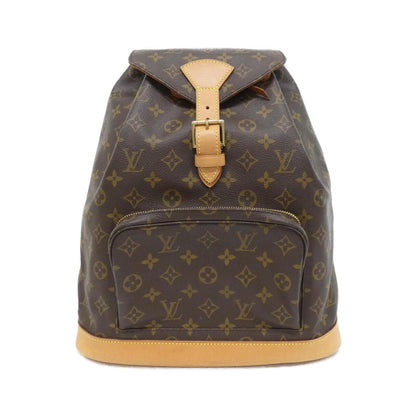 Louis Vuitton Coated Canvas Brown Backpacks