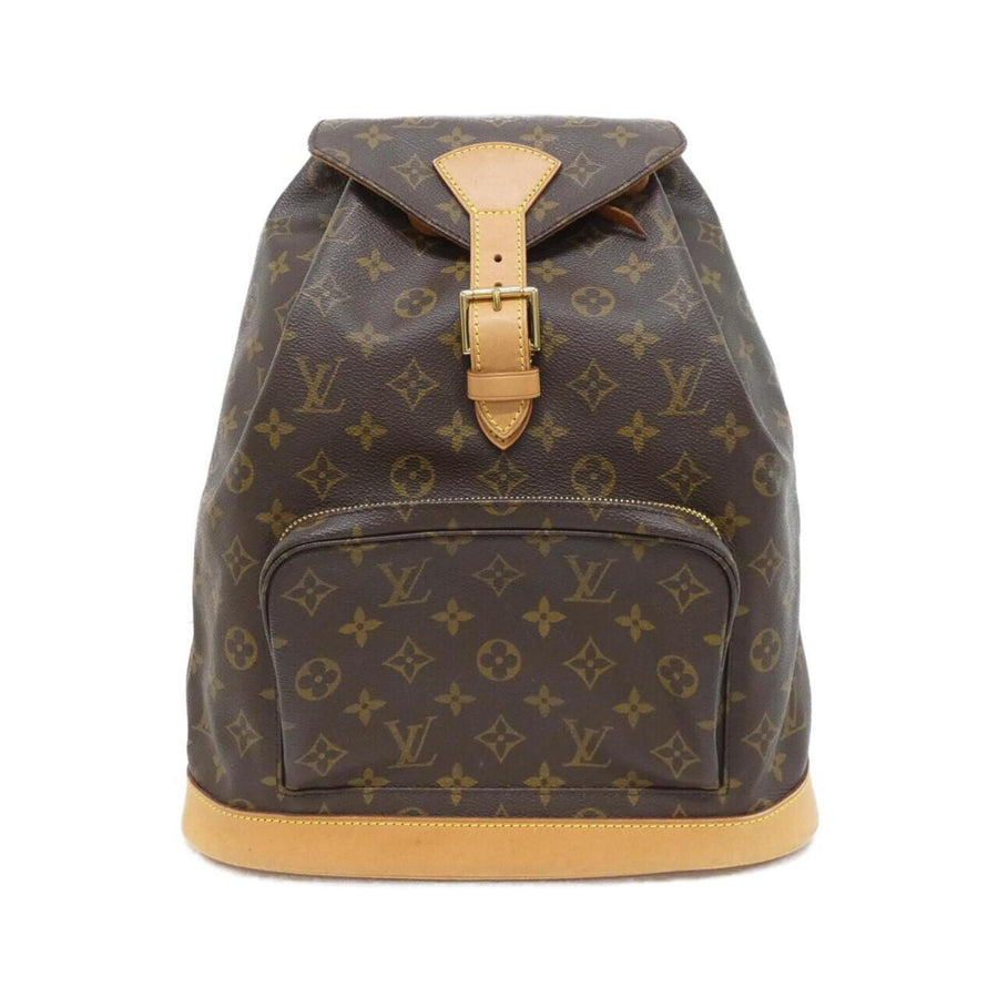 Louis Vuitton Coated Canvas Brown Backpacks