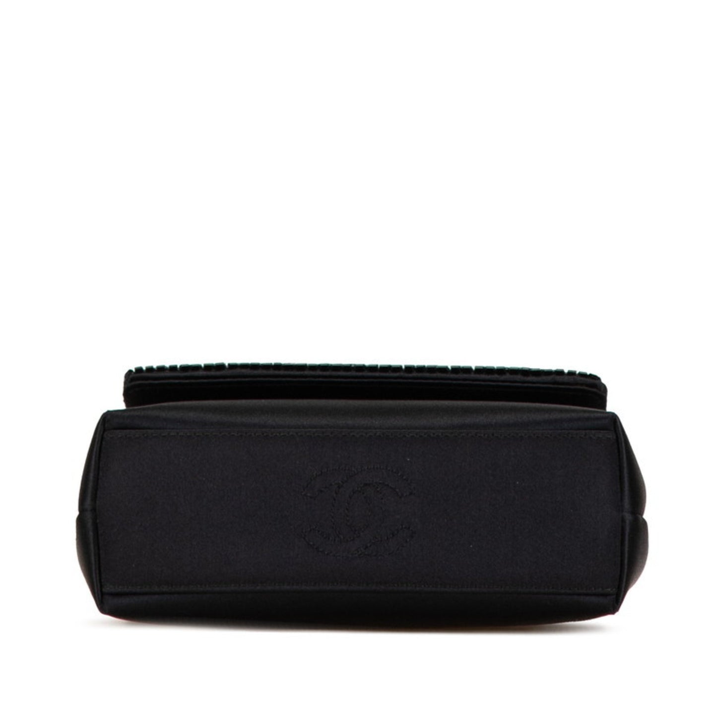 Chanel Satin Black Shoulder Bags
