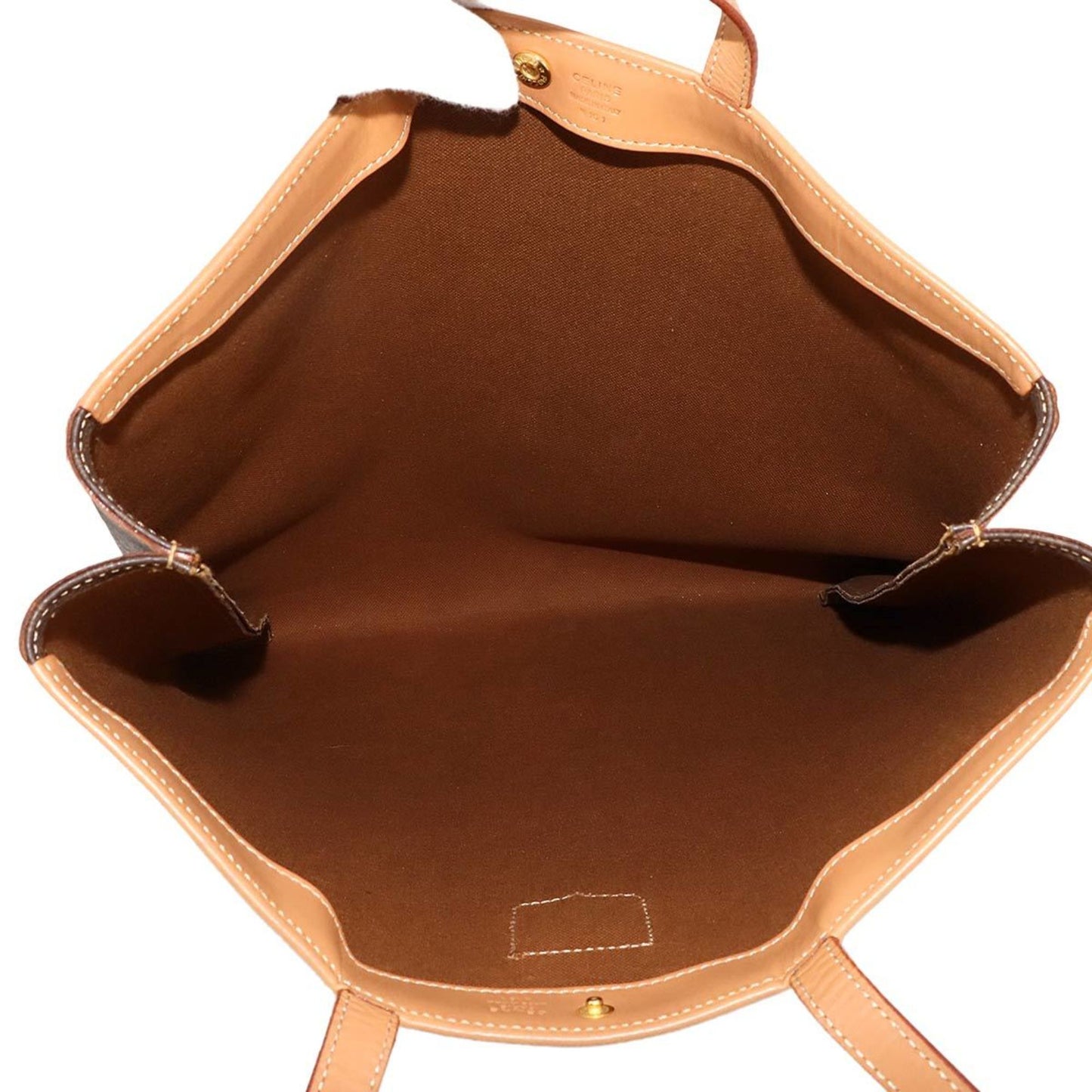 Celine Pvc Brown Tote Bags