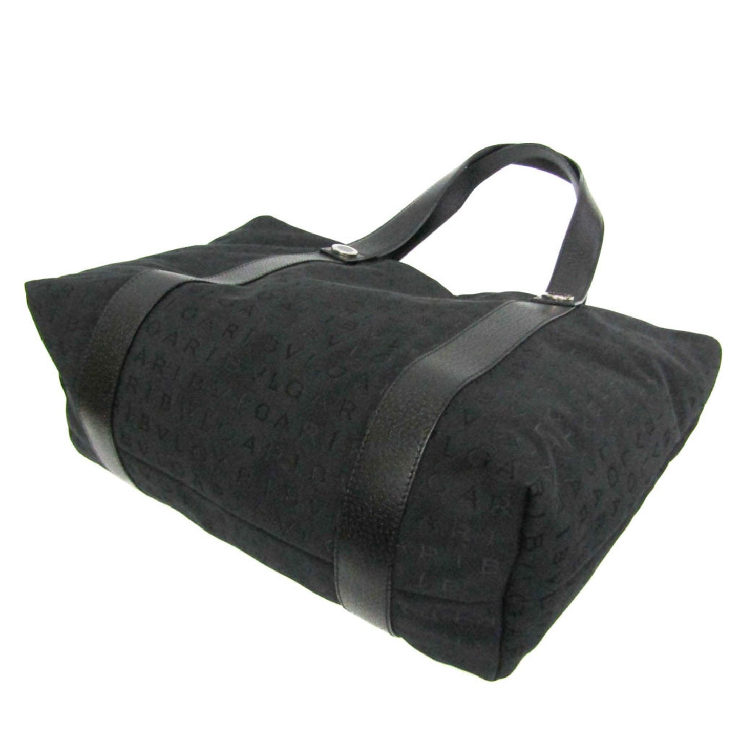 Bvlgari Canvas Black Tote Bags
