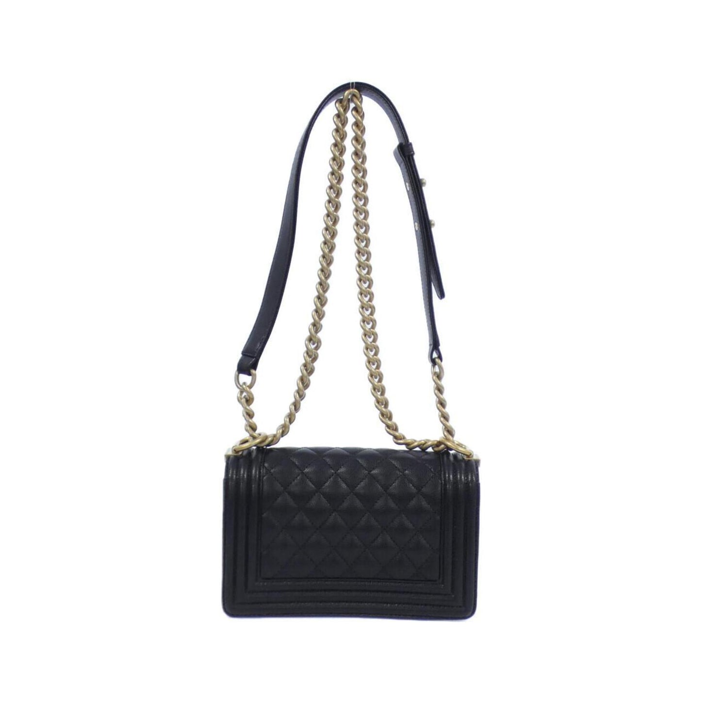 Chanel Calfskin Black Shoulder Bags