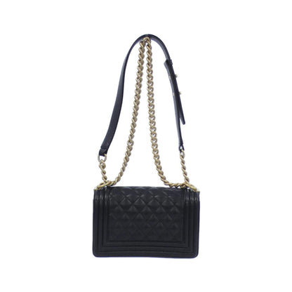Chanel Calfskin Black Shoulder Bags