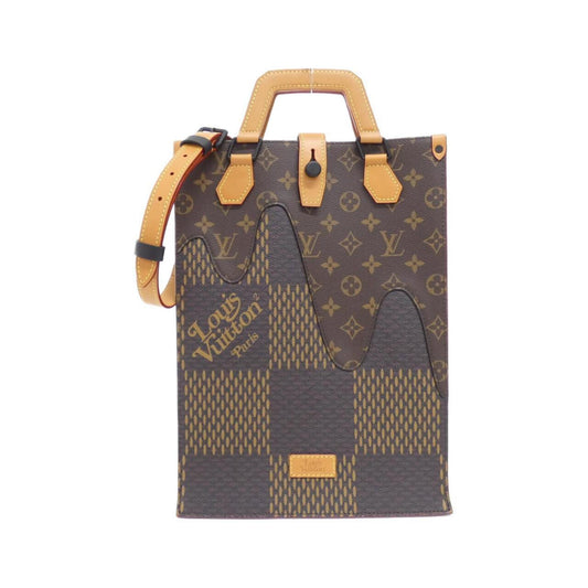 Louis Vuitton Coated Canvas Brown Handbags