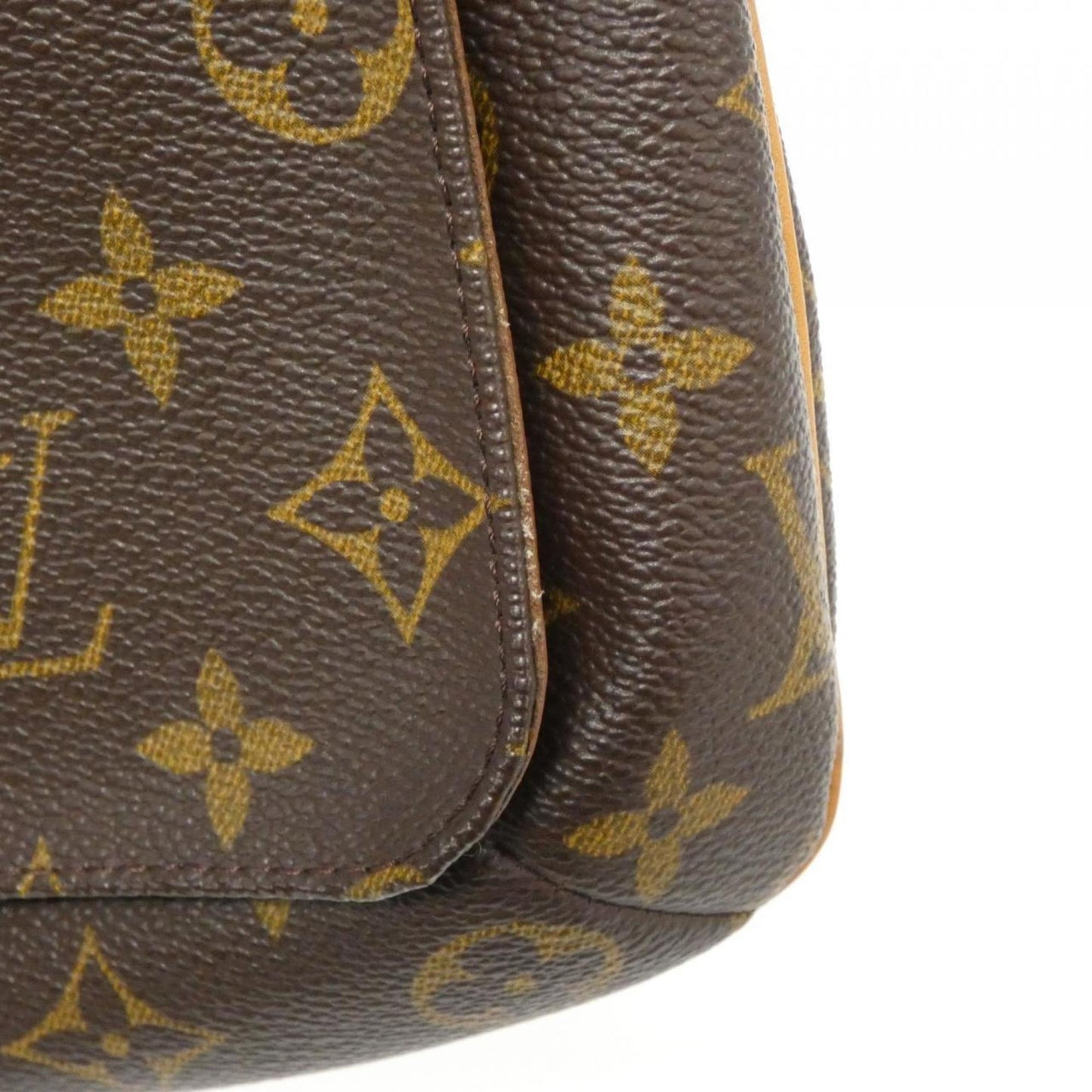 Louis Vuitton Coated Canvas Brown Shoulder Bags