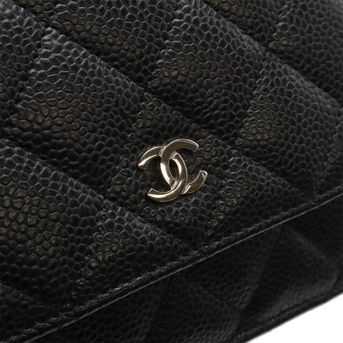 Chanel Calfskin Black Shoulder Bags