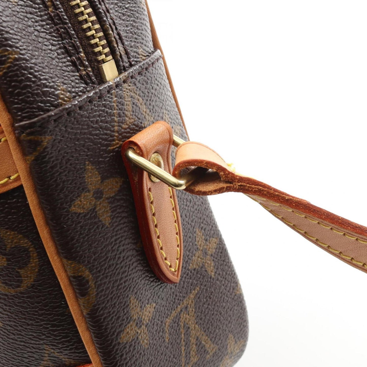 Louis Vuitton Coated Canvas Brown Shoulder Bags