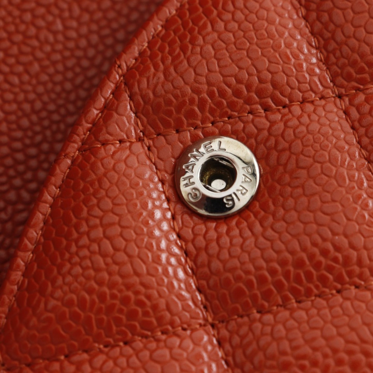 Chanel Calfskin Orange Shoulder Bags
