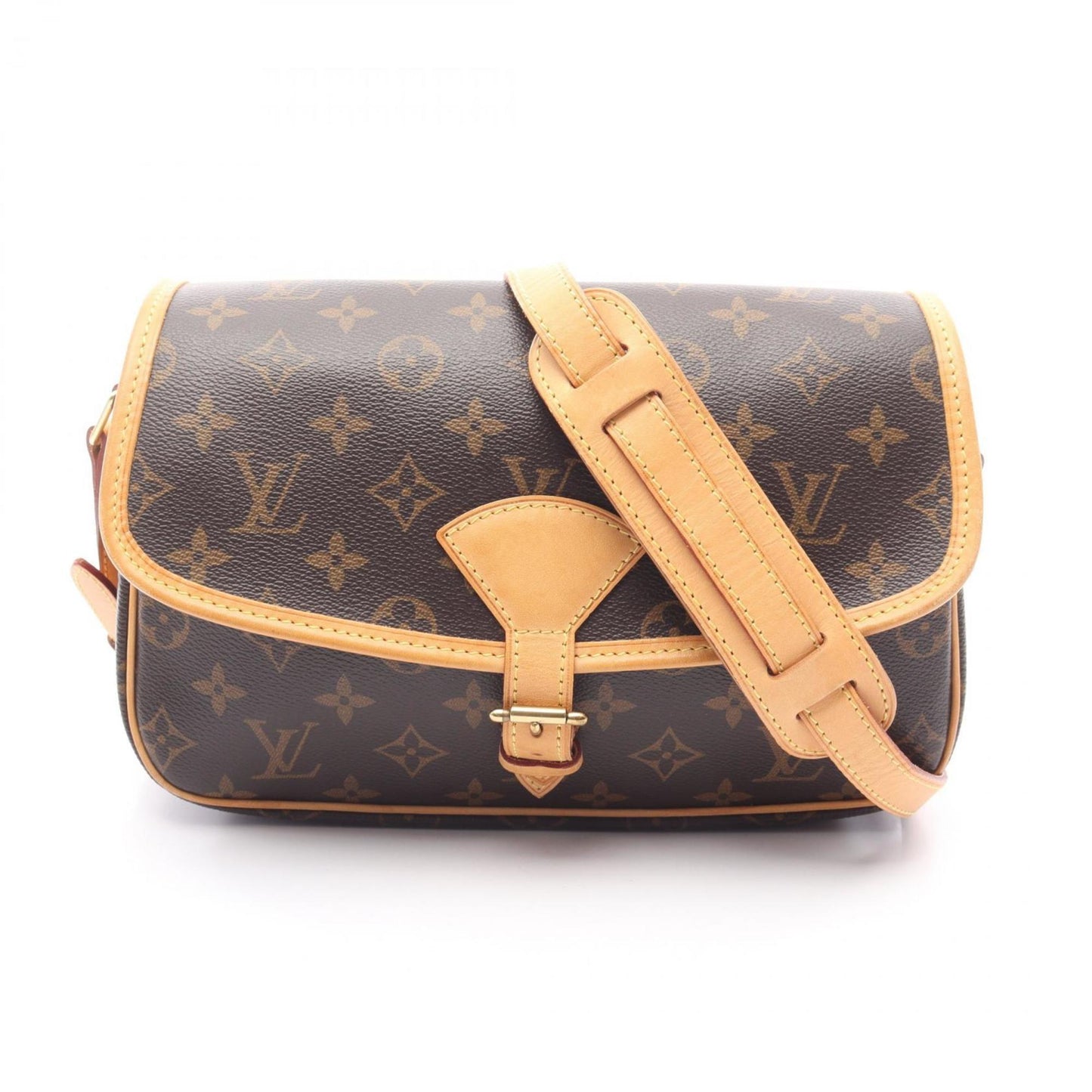 Louis Vuitton Coated Canvas Brown Shoulder Bags