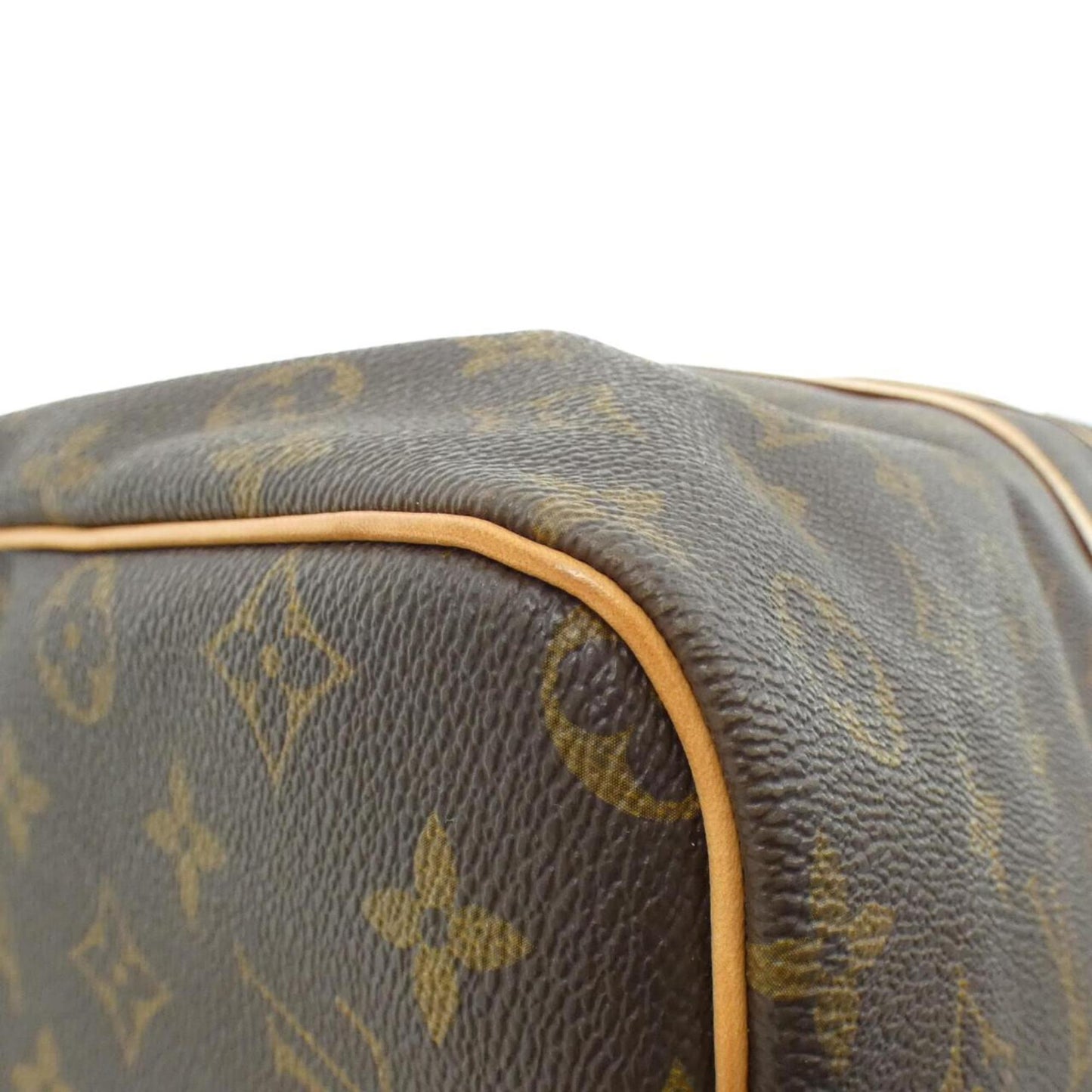 Louis Vuitton Coated Canvas Brown Travel Bags