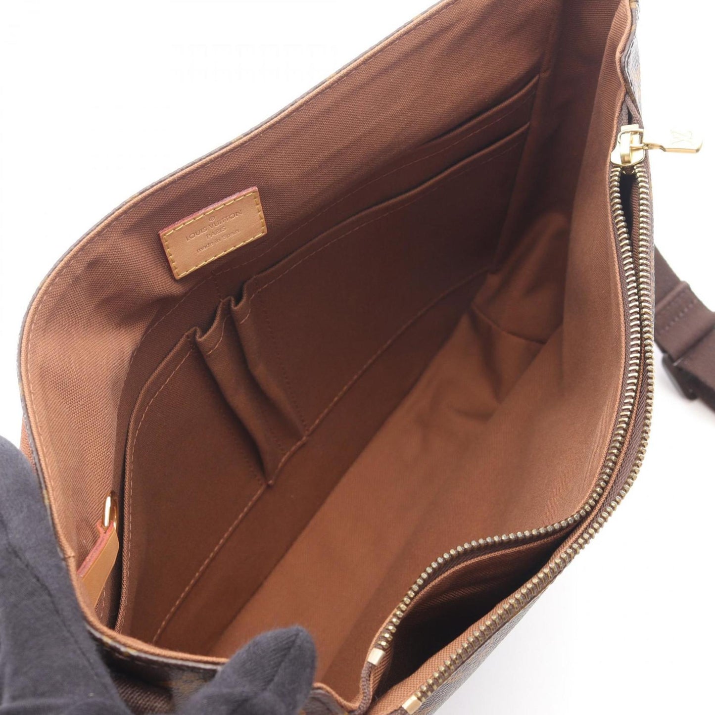 Louis Vuitton Coated Canvas Brown Shoulder Bags