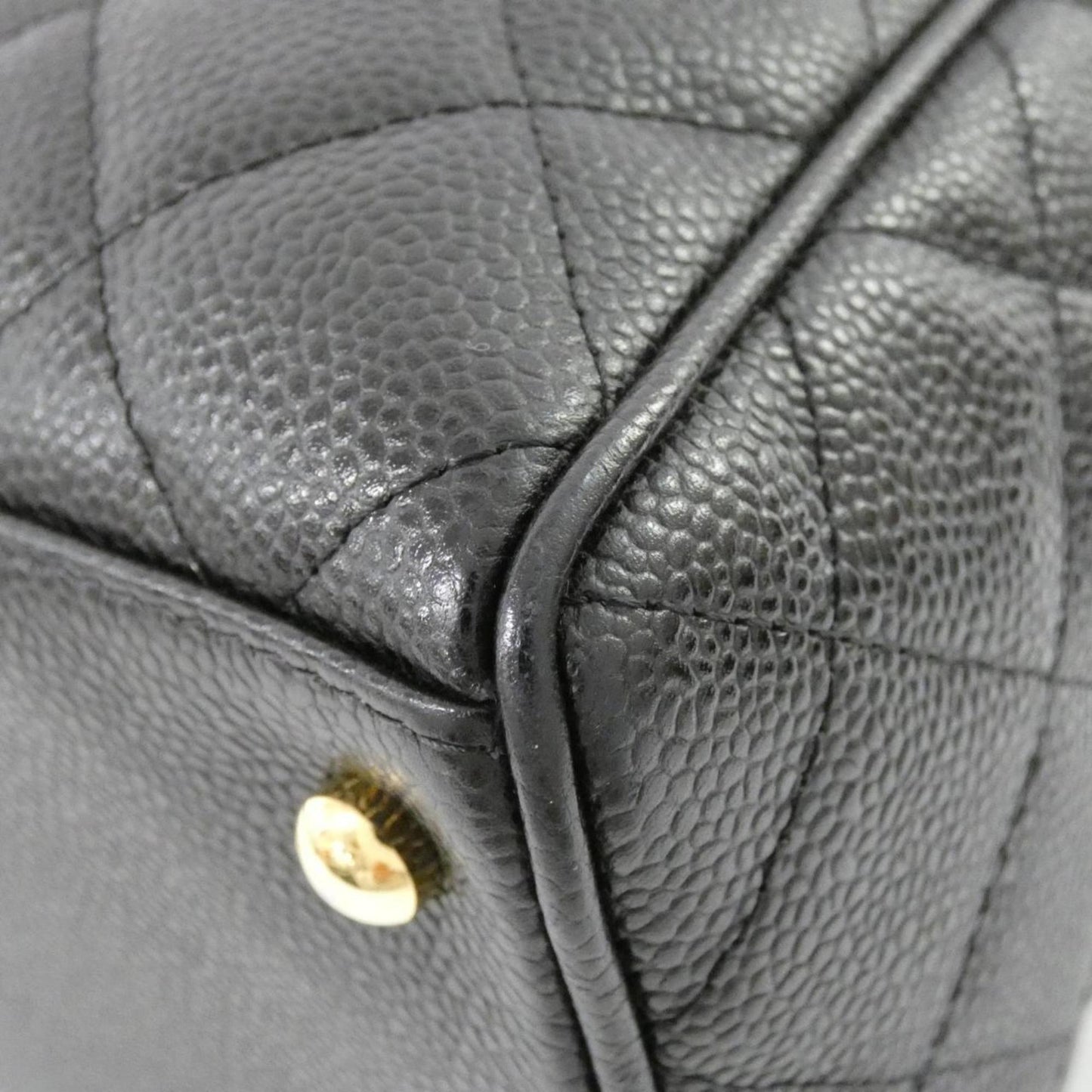 Chanel Calfskin Black Travel Bags