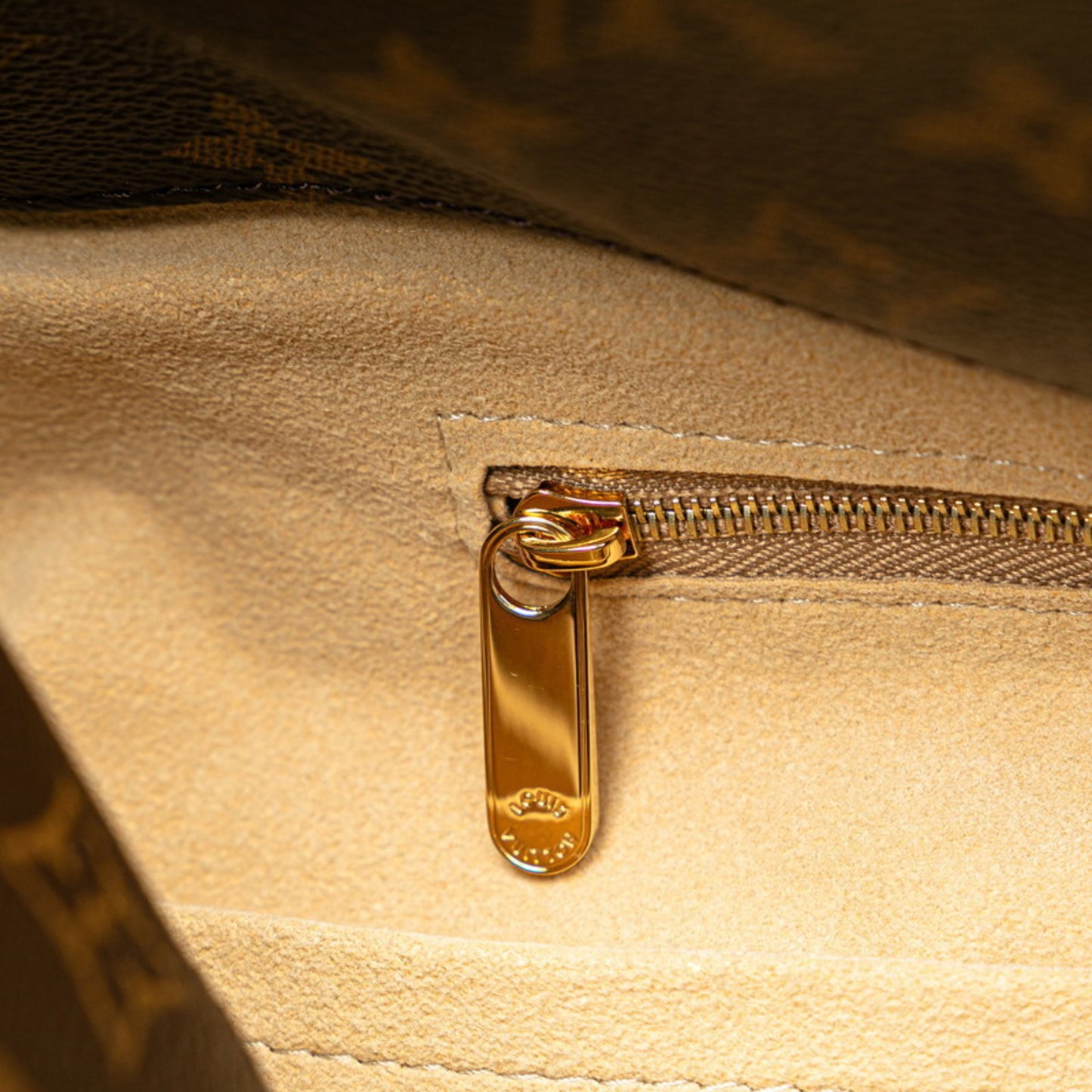 Louis Vuitton Pvc Brown Shoulder Bags