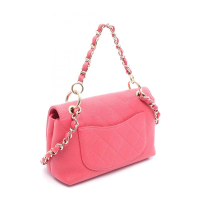 Chanel Calfskin Pink Shoulder Bags