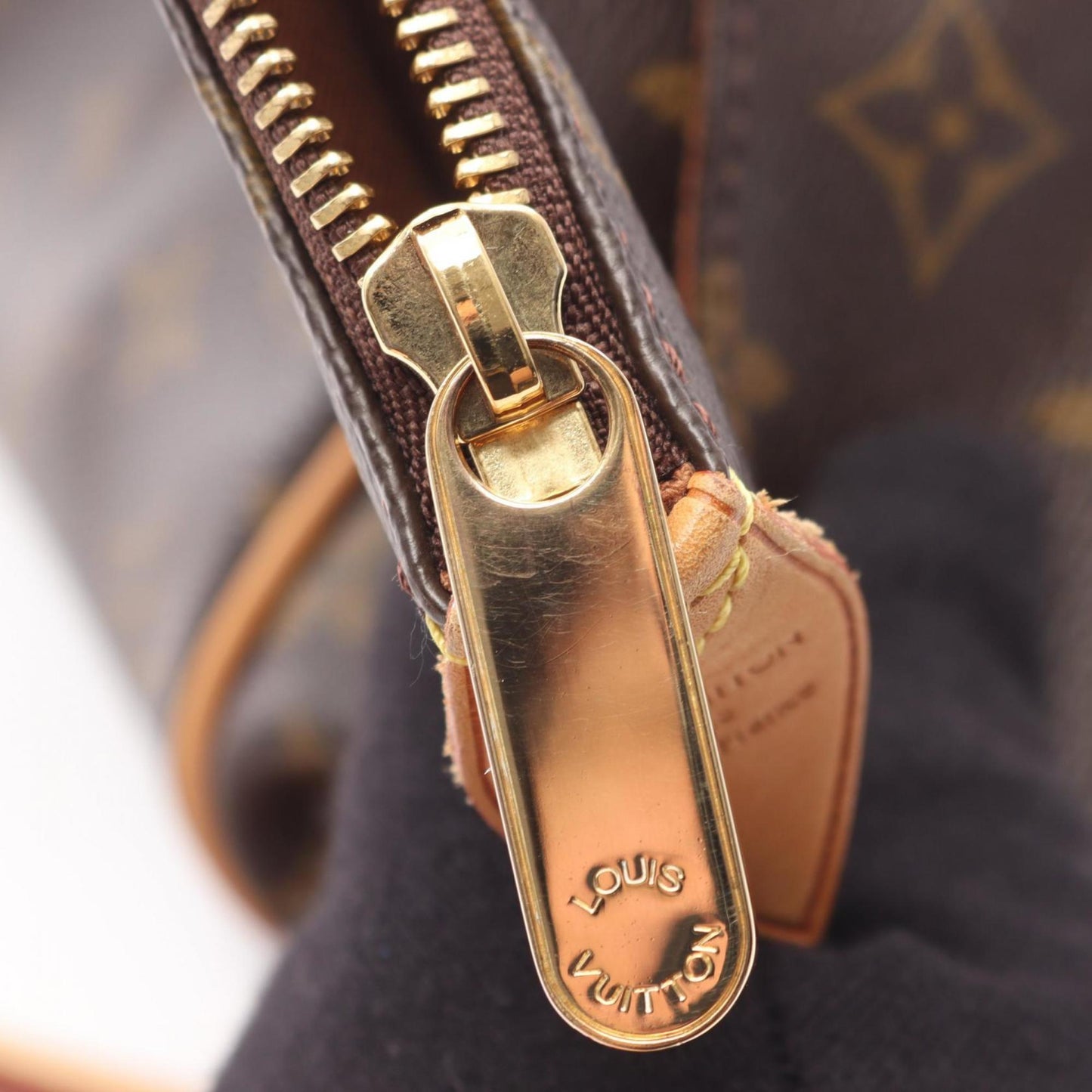 Louis Vuitton Coated Canvas Brown Tote Bags