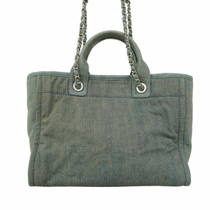 Chanel Denim Blue Tote Bags