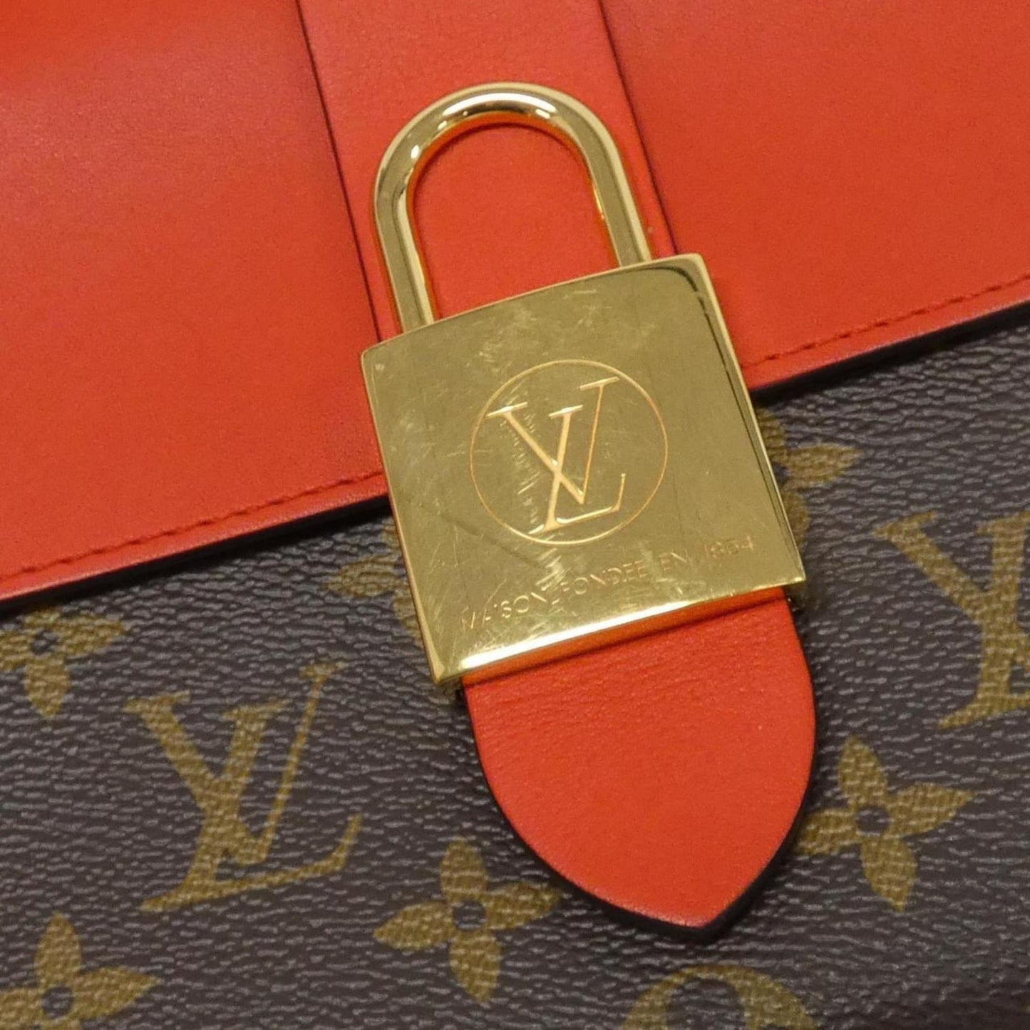 Louis Vuitton Monogram Canvas Red Handbags
