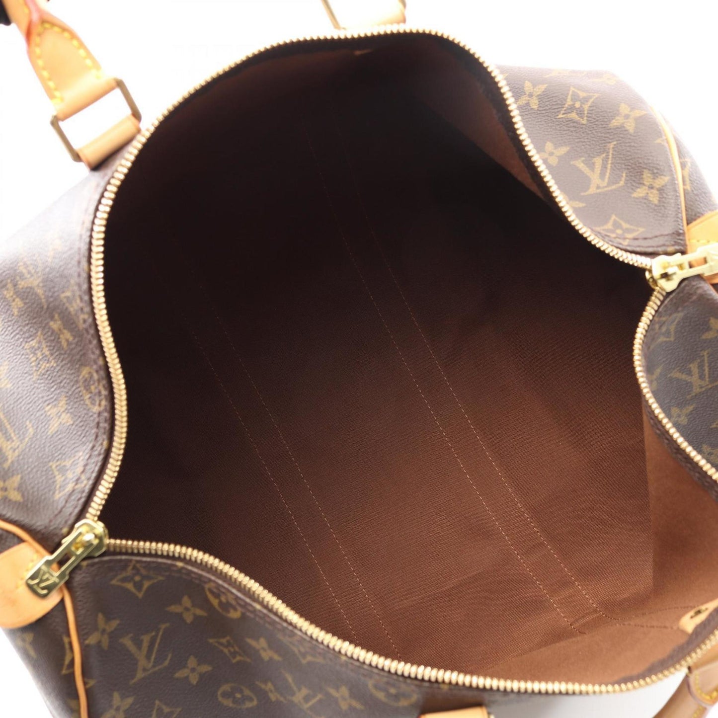 Louis Vuitton Coated Canvas Brown Travel Bags