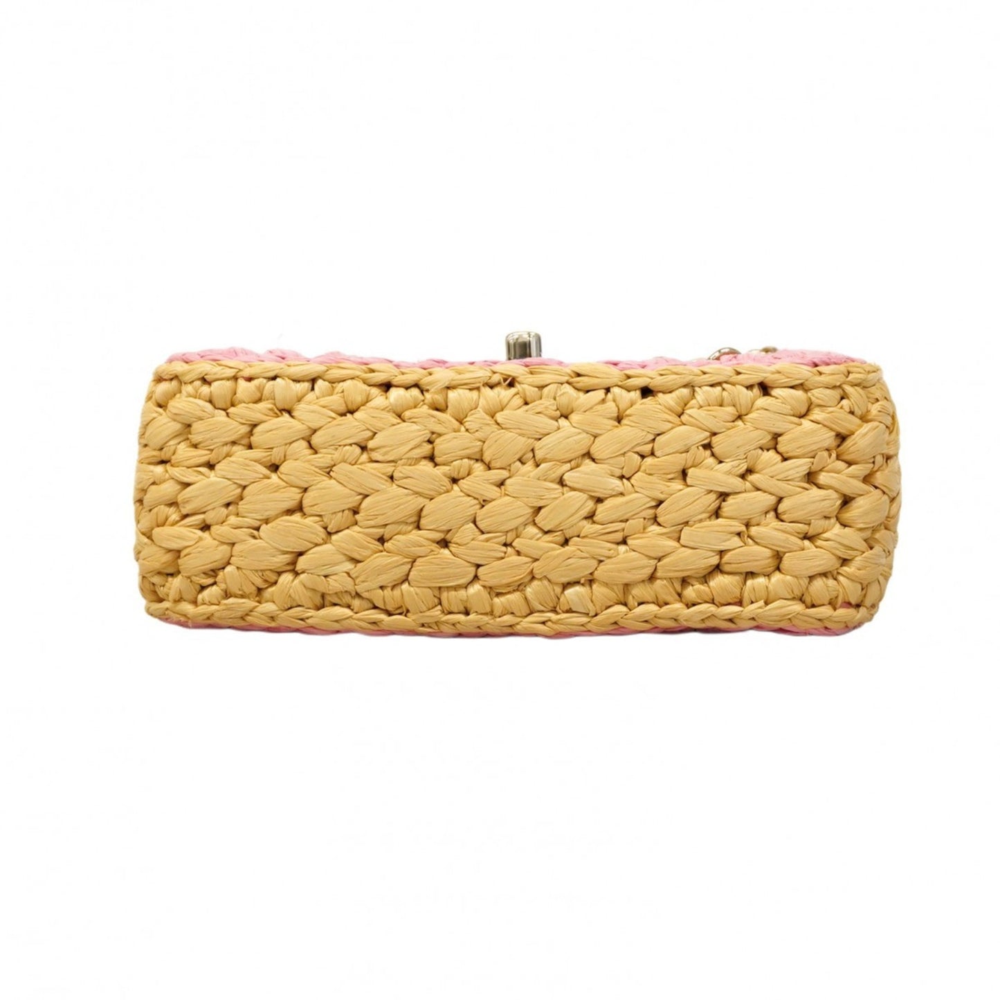 Chanel Woven Fabric Brown Shoulder Bags