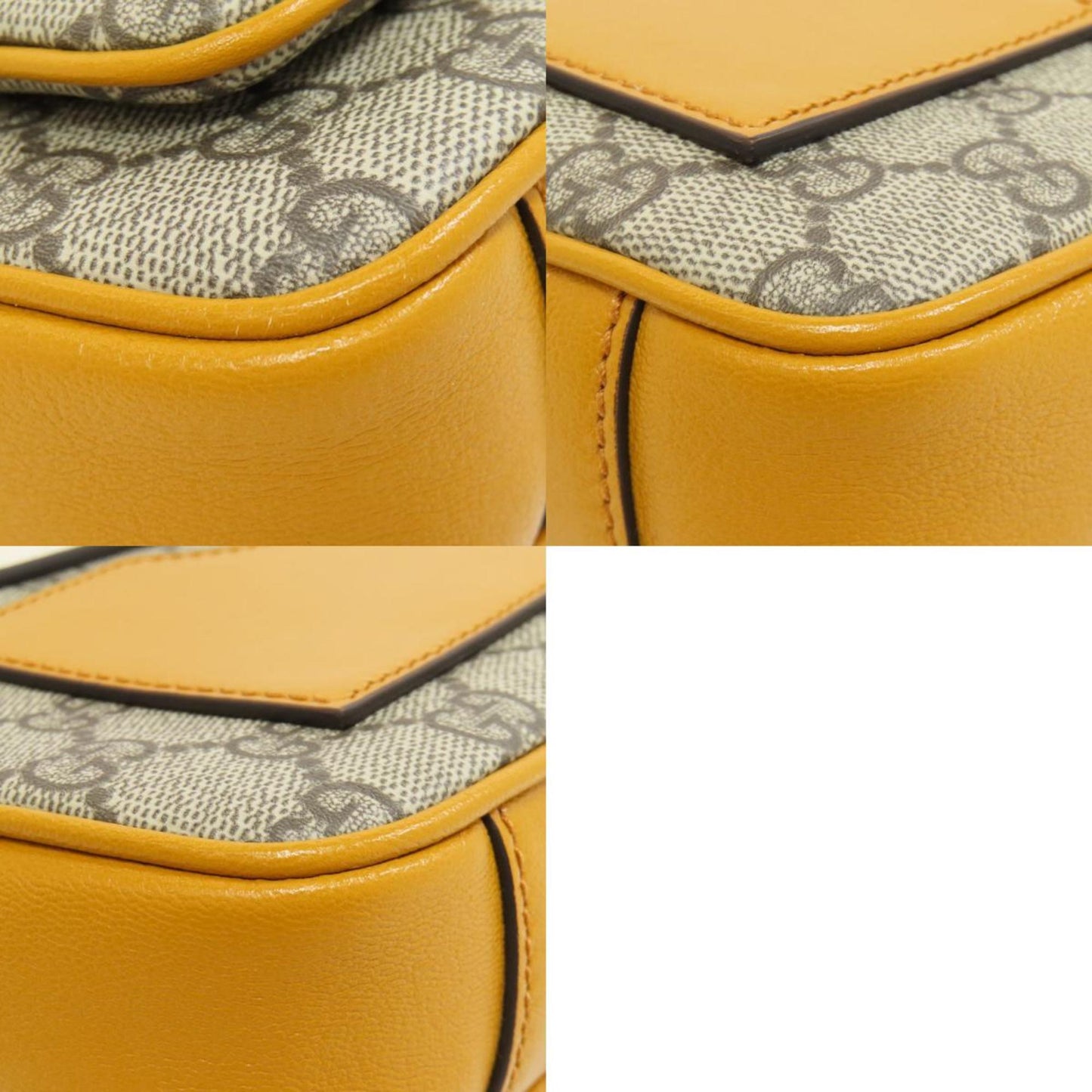Gucci Pvc Brown Handbags
