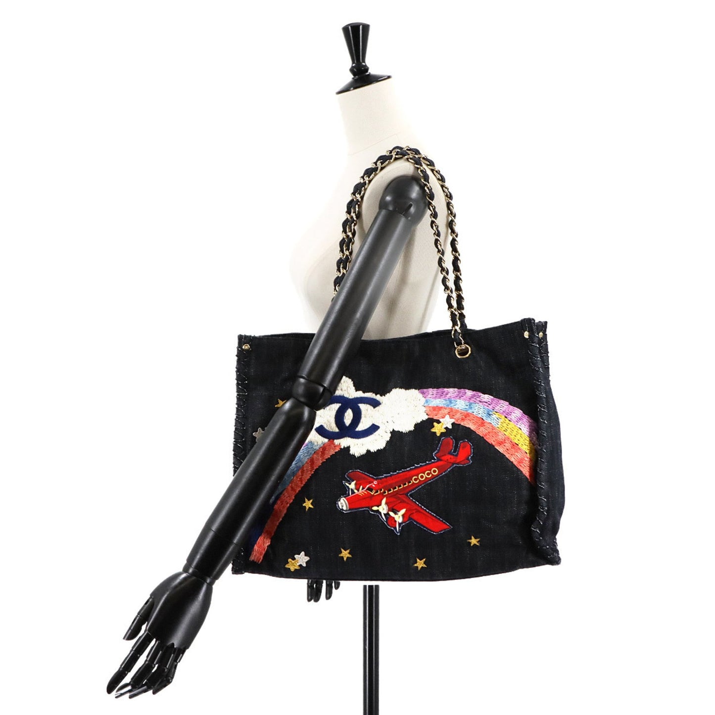 Chanel Denim Multi Tote Bags