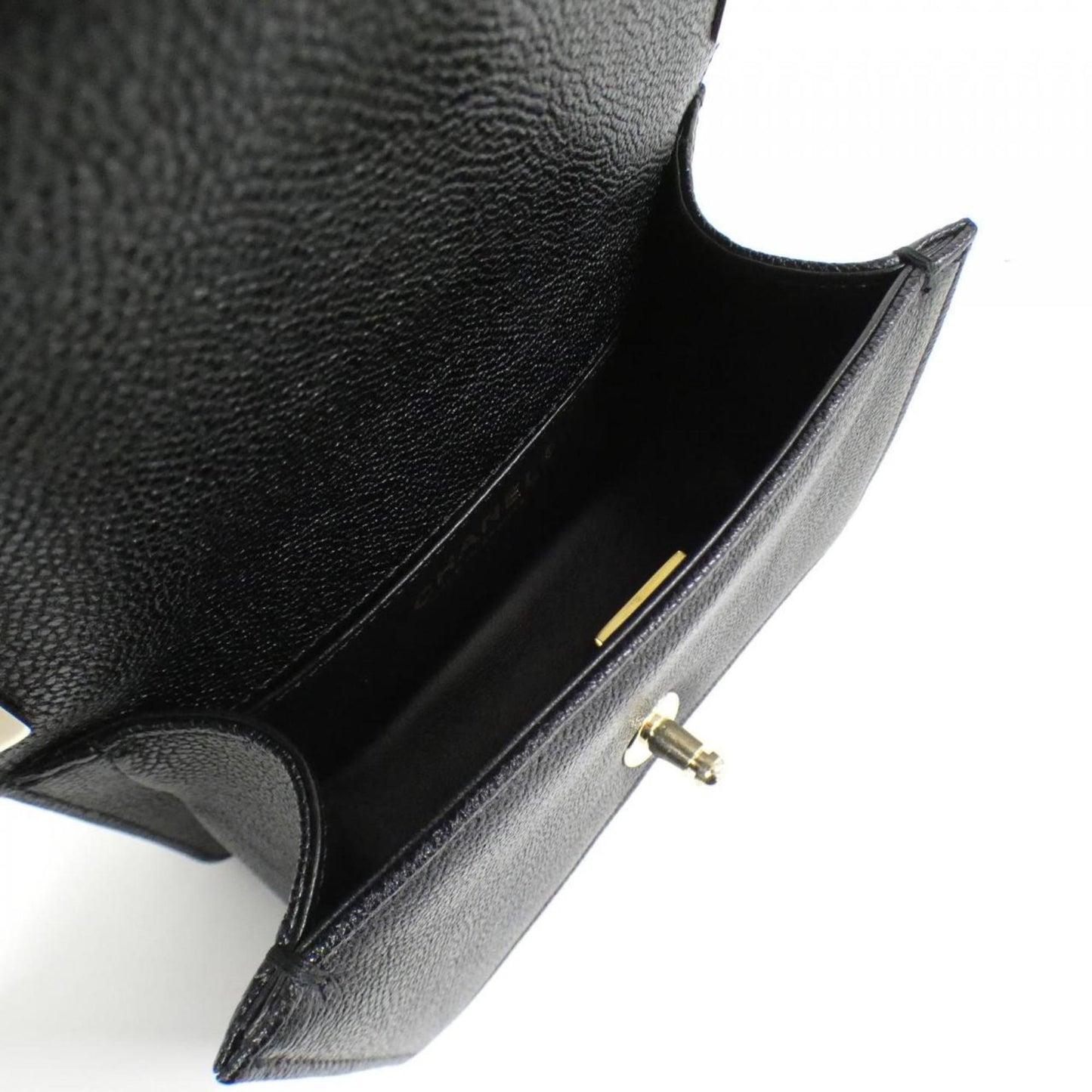 Chanel Calfskin Black Shoulder Bags