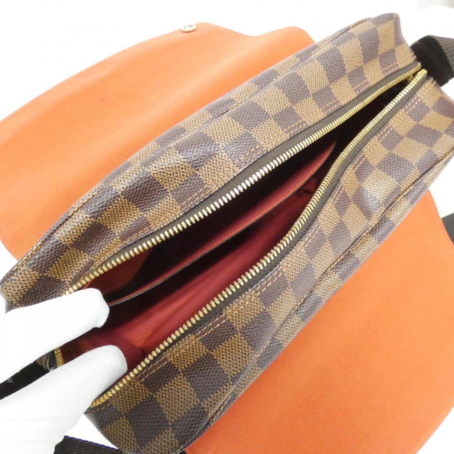 Louis Vuitton Coated Canvas Brown Shoulder Bags