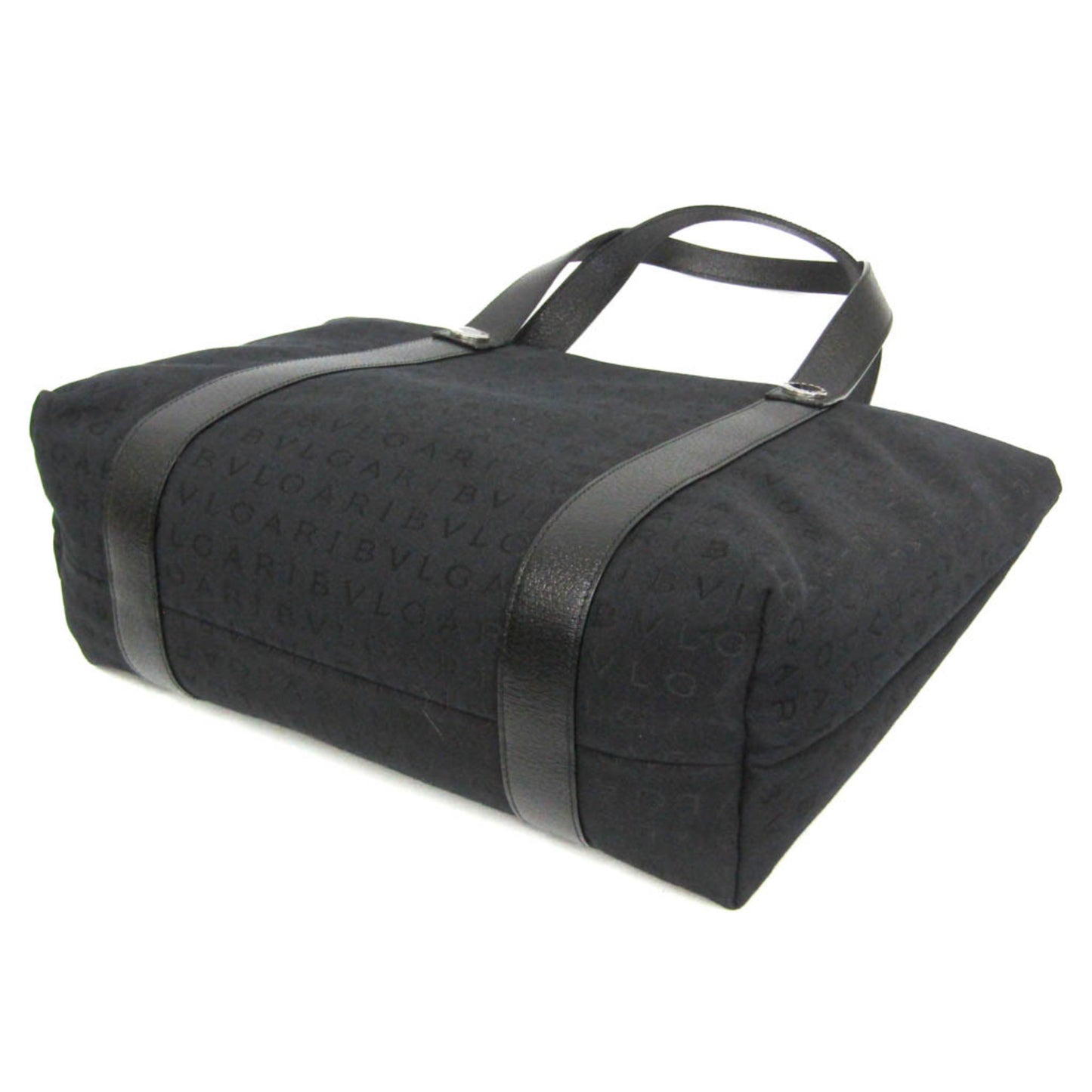 Bvlgari Canvas Black Handbags