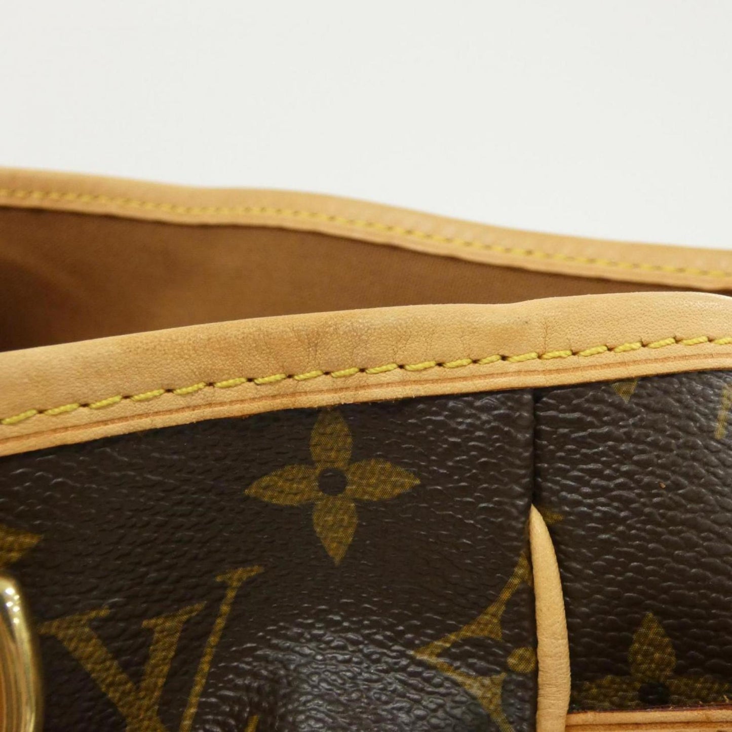 Louis Vuitton Coated Canvas Brown Handbags