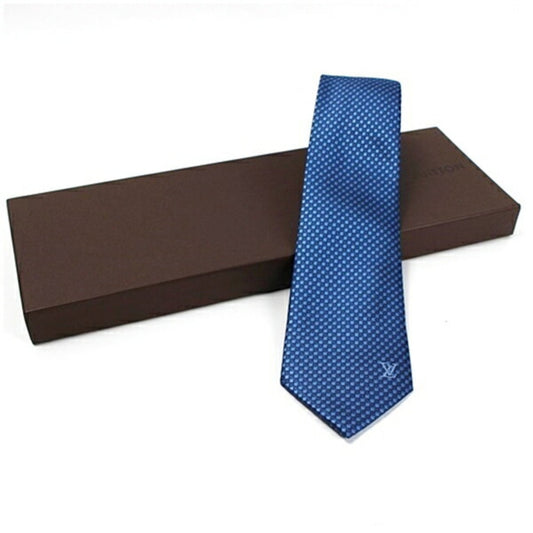 Louis Vuitton Silk Blue Ties
