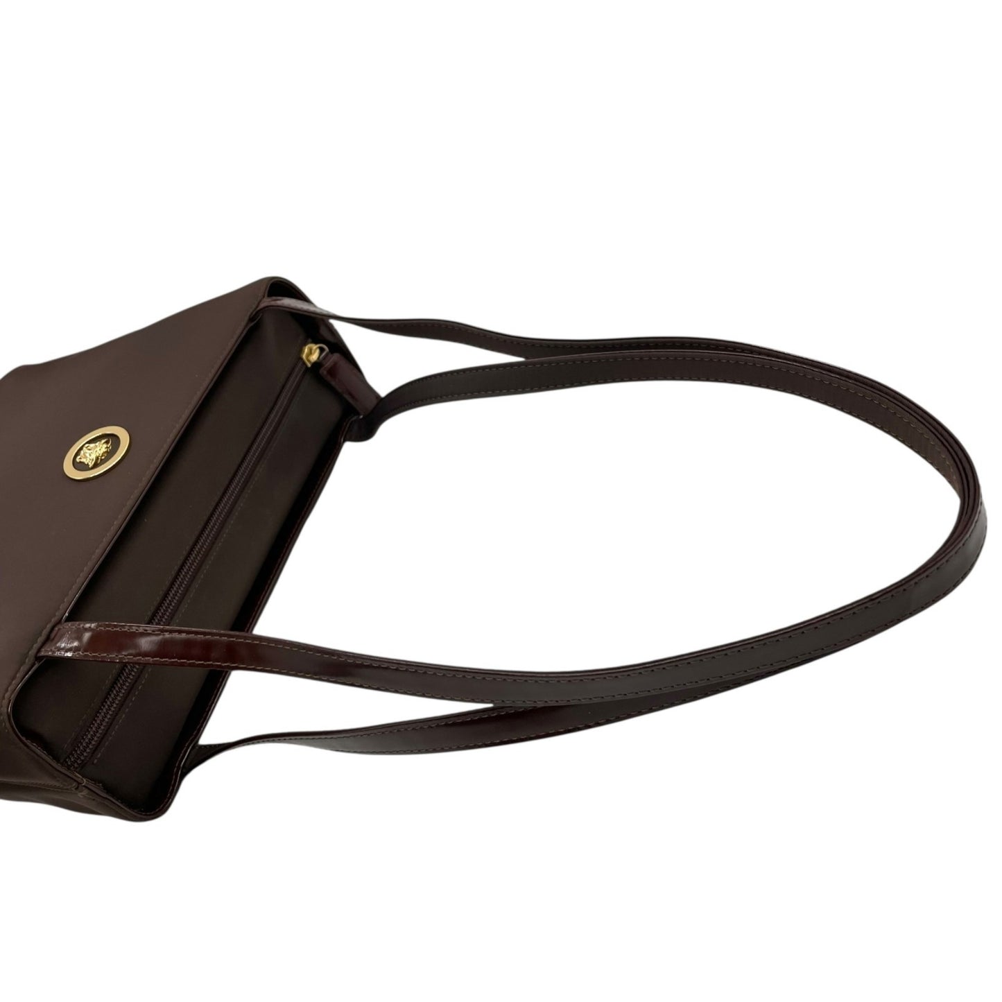 Versace Nylon Brown Shoulder Bags