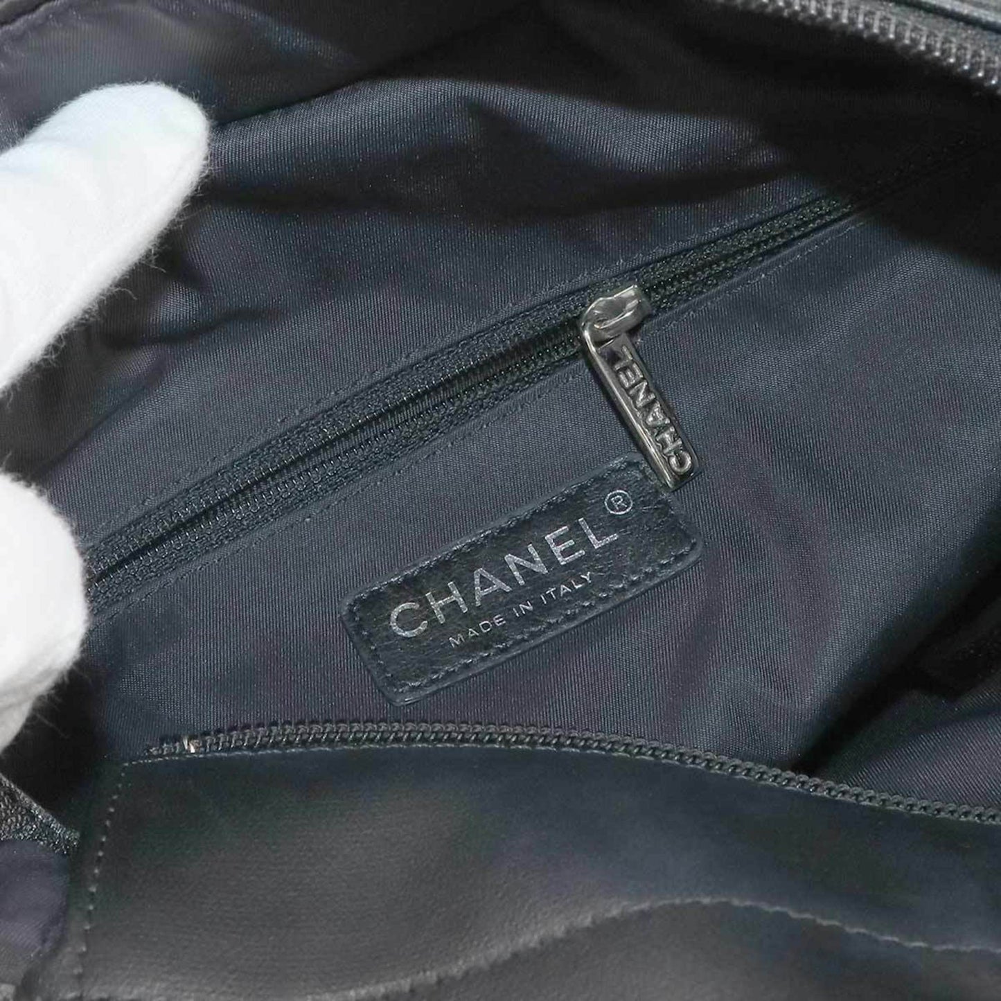 Chanel Nylon Black Tote Bags