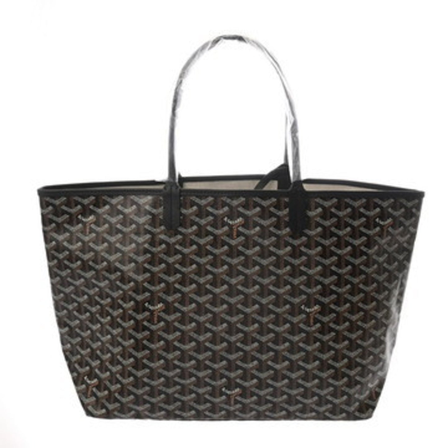 Goyard Pvc Black Tote Bags
