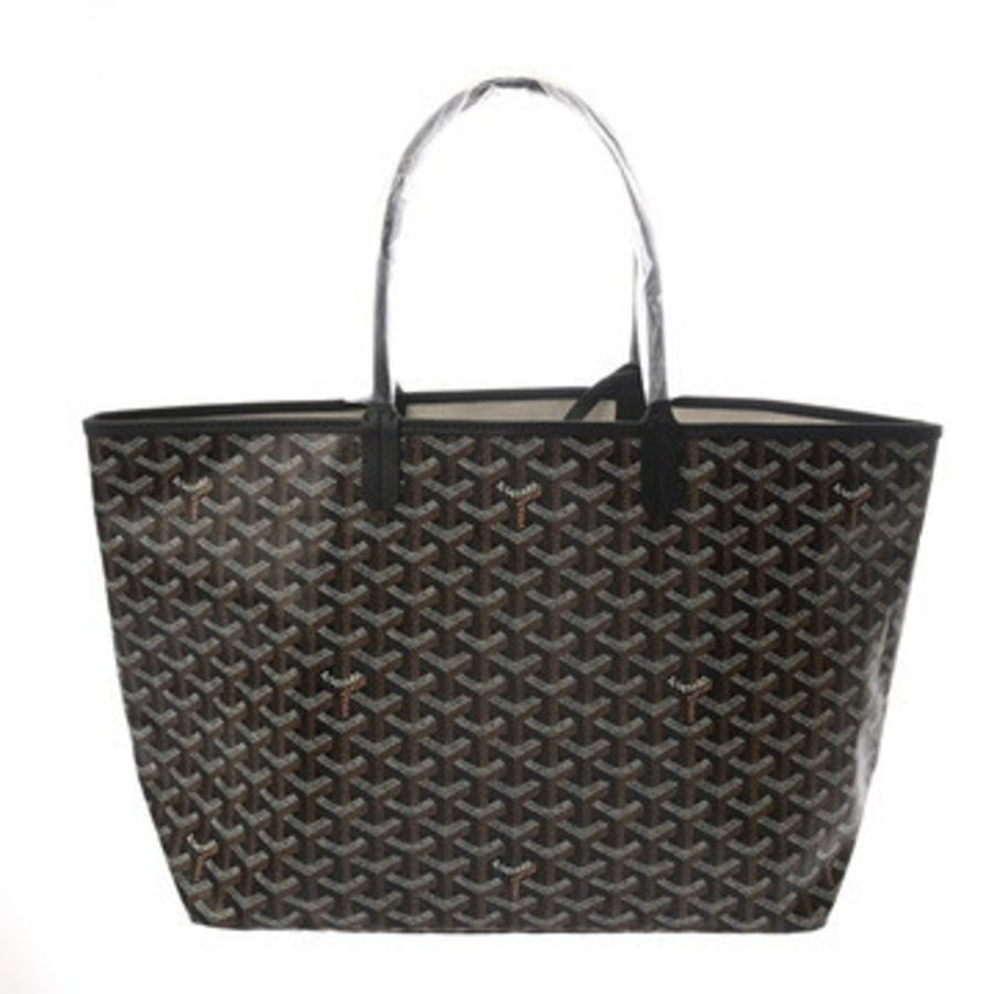 Goyard Pvc Black Tote Bags