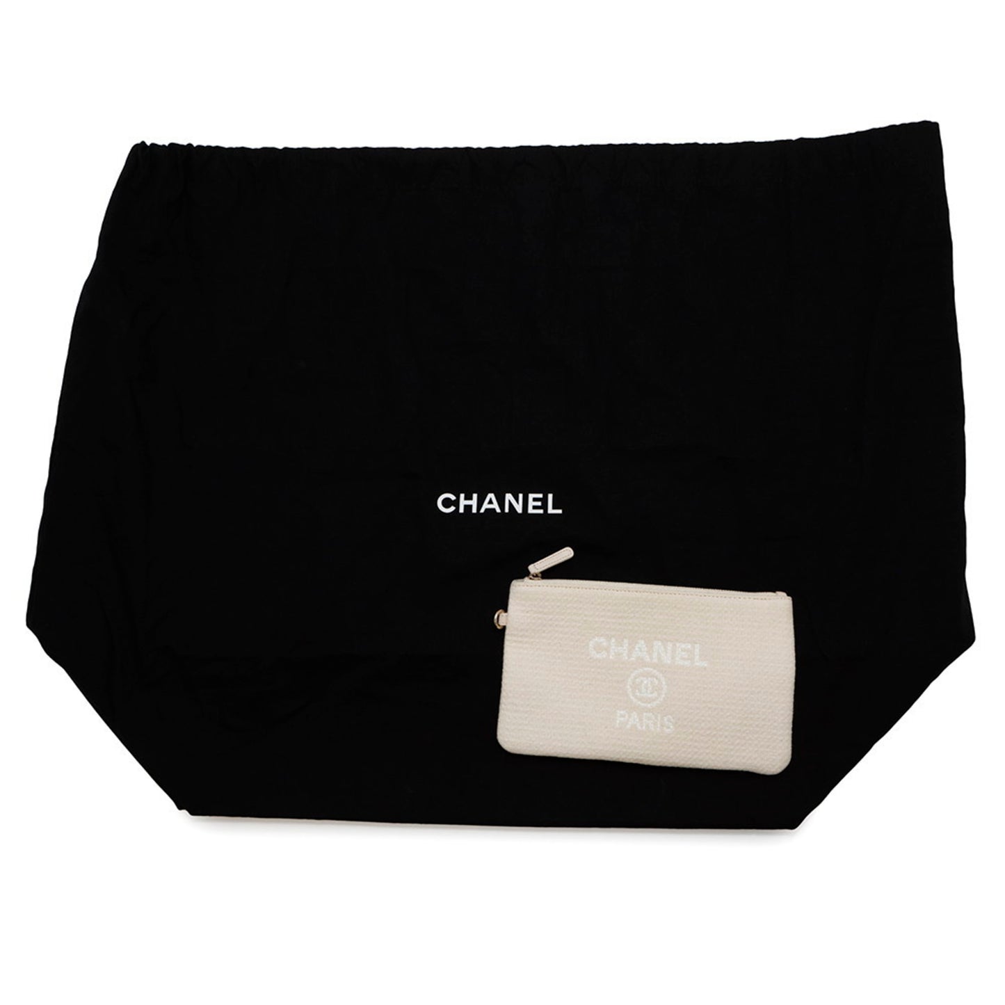 Chanel Canvas White Shoulder Bags
