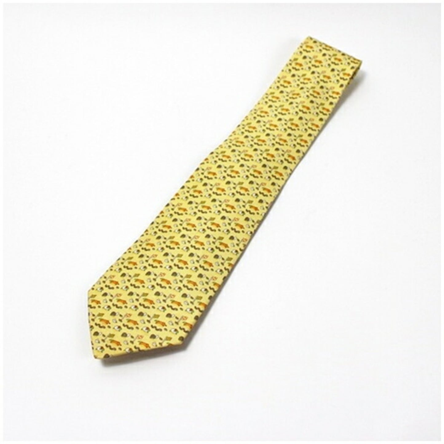 Salvatore Ferragamo Silk Yellow Ties
